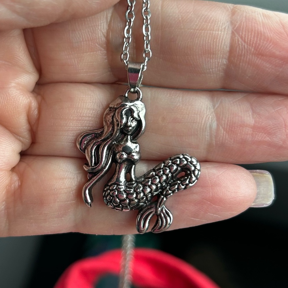 🖤🩶Mermaid necklace🖤🩶